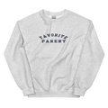 Favorite Parent Embroidered Crew Sweatshirt